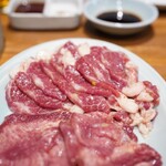 炭火焼肉ホルモンさわいし - タンした