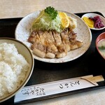 たかやす - ポークソテー定食@1,000円