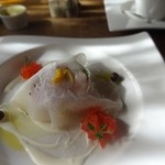 アトリエドアイ - スズキと聖護院蕪