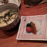 鳥善  - 玉子雑炊（香の物付）