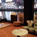 鳥善  - 焼酎お湯割り