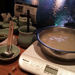 鳥善  - さあ水炊きの始まり！