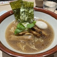 魚菜由良 鼎 - 醤油ラーメン　濁り