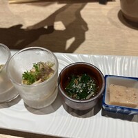 魚菜由良 鼎 - 前菜3種