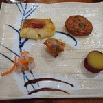 鹿児島サンロイヤルホテル - 焼き魚とさつま揚げ等