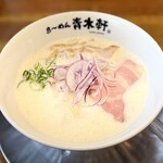 ら～めん 青木軒 - 地鶏白湯（塩）1100円