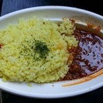 マナ キッチン - 合いがけのキーマカレー　テイクアウト