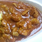 マナ キッチン - 合いがけのチキンカレー