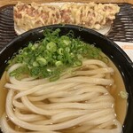 うどん 丸香 - かけ500円＋ちくわ天250円