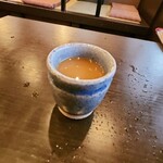 太光庵 - 食後のサービスコーヒー　「砂糖入れすぎちゃって甘いです」BYおにいさん