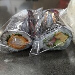 はらぺこ屋 - エビフライ・サラダ