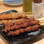 とりかわ 長政 - 博多とりかわのタレ味と塩味