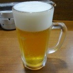 鳥ふじ - 生ビール