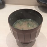 鮨みやもと - 味噌汁