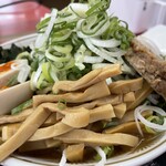 ラーメン もっけだの - 『白味噌豚骨ラーメン+ネギ+トッピング全盛り』