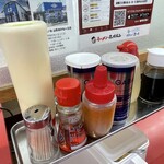 ラーメン もっけだの - 卓上アイテム