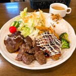 カフェ&キッチン むぅ - 料理写真:ミックスグリルセット