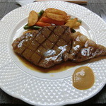 洋凡料理 NAKAMURA - 和牛サーロインステーキグレイヴィーソース