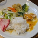 キッチン ブルー グローブ - 最後のワンプレート