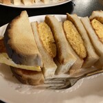 梅田珈琲館YC - オムレツサンド