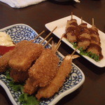 おやじ -  串揚げ3種類