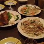 おやじ -  トンカツ　野菜炒め　八宝菜