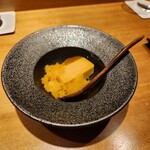 鮨 こしかわ - オレンジ尽くし。シャーベットとパンナコッタと実
