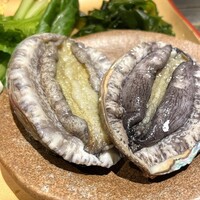 新宿 鉄板焼き YOKOTA - 立派な鮑(^^)