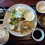 小鮎 - あじフライ定食1280円税込