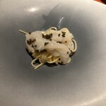 蒼 - 障泥島賊とオシェトラキャビア 　の冷製フェデリーニ