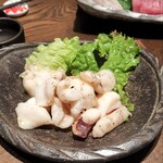 炉ばたやき山波月 - マンボウの腸 塩胡椒焼き