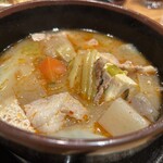 武屋食堂 - 小豚汁　美味いのよ！