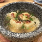 武屋食堂 - モッツァレラの揚げ出し　これが美味いのよ