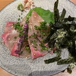 博多もつ鍋前田屋 博多店 - ゴマカンパチ　美味しかったぁ