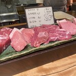 とんかつ 乃ぐち - この日のお肉
                                