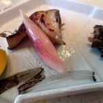 築地 寿司岩 - 鰆、栗、昆布