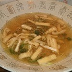 迦陵 - 九条ねぎとおあげのにゅうめん  激ウマ！