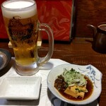 酒と食遊人 みなと - エビス生とお通し