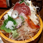 酒と食遊人 みなと - 刺身桶盛り