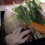 かごしま黒豚 六白亭 - しゃぶしゃぶの野菜