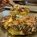 おこのみ焼き　花茶栗 - 