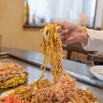 おこのみ焼き　花茶栗 - 