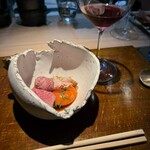 エンメエッセ - ささ肉、すき焼き風