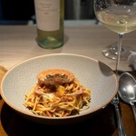 エンメエッセ - 自家製タリオリーニ セコガニのトマトソース