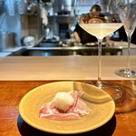 エンメエッセ - ご飯生ハム巻き