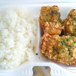 からあげ専門 唐楽 - のり塩弁当3個550円
