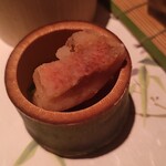 串揚げ 和や - おつき出しは、西京漬のお魚