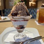 むさしの森珈琲 - 搾りたてモンブランパフェ