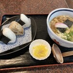 手打うどん錦 - おむすび定食　1,000円