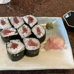 手打うどん錦 - 鉄火巻き　660円